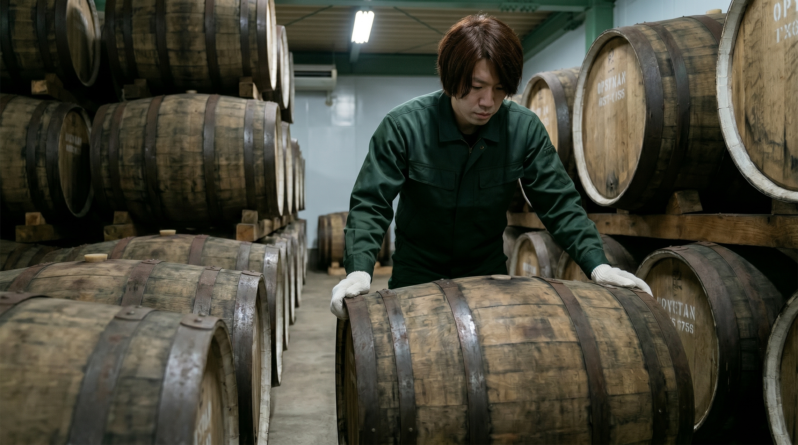 斑目司 作業風景